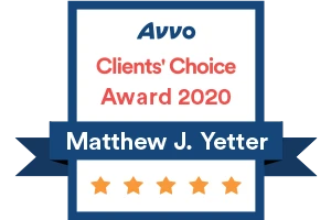 Avvo Client's Choice Award 2020 - Badge